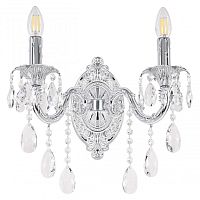 Бра с хрустальными подвесками AL7901B10/2/175 B NW Bohemia Ivele Crystal (Богемия Ивеле Кристалл)