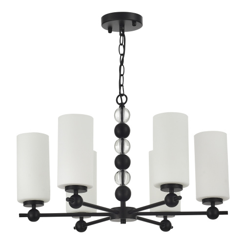 SL2003.403.06 Светильник подвесной ST-Luce черный/белый E27 6*40W AURORA фото 3