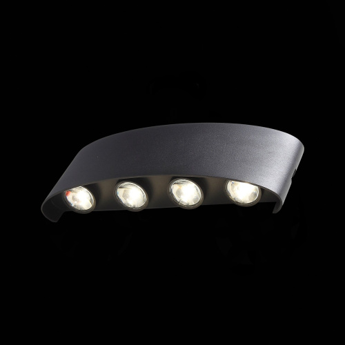 SL089.401.08 Светильник уличный настенный ST-Luce Черный кварцевый LED 8*1W 4000K BISELLO фото 12