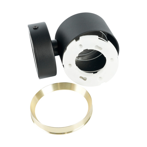 Светильник  настенный Feron HL4598  Barrel DUET 12W, 230V,GX53, черный + золото IP20 фото 11