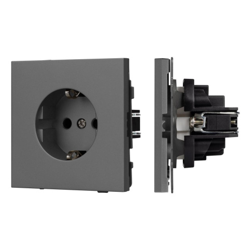 Механизм электрической розетки SCT-TENDO-MEU1-SFPL-GR (230V, 16A) Arlight 054640