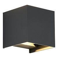 SL9513.701.01 Светильник уличный настенный ST-Luce серый/серый LED 1*10W 2700K BRIK