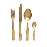 Набор столовых приборов Romantica Gold set of 24