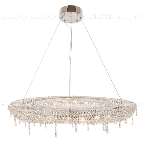 Люстра Cloyd HAYAO C24 / Ø100 см - хром (арт.10395)