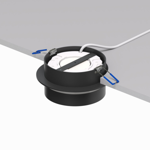 DK2100-BK Встраиваемый светильник NIKO, IP 20, до 15 Вт, GX53, LED, черный, акрил, алюминий фото 4