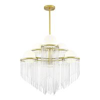 SL1511.203.06 Люстра подвесная ST-Luce Золотистый/Белый E27 6*60W ALLEGRO