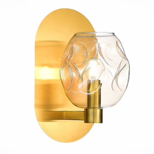 SL1188.301.01 Бра ST-Luce Латунь/Коньячный E14 1*40W IDESIA фото 7