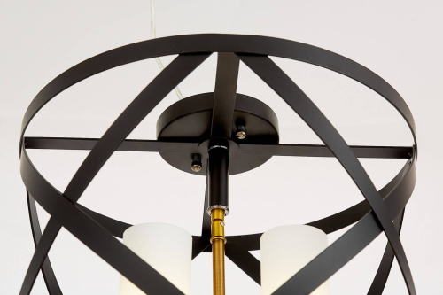 Подвесной светильник Lumina Deco Astila LDP 1242-4 BK+MD фото 5