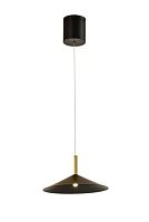 Люстра подвесная Alfa Light F3924-24 black+gol d 5W φ32*14*H(45,210）