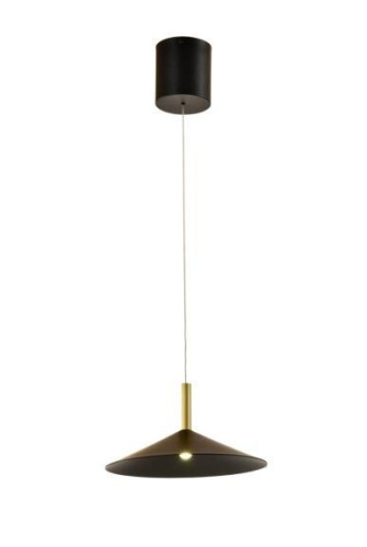 Люстра подвесная Alfa Light F3924-24 black+gol d 5W φ32*14*H(45,210）