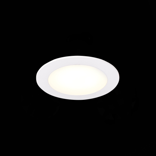 ST209.538.06 Св-к встр. Белый LED 1*6W 3000K 330Lm Ra80 110° IP20 D120xH8 90-265V Встраиваемые светильники фото 8