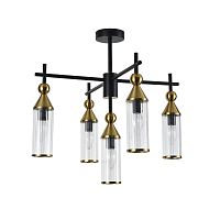 Подвесная люстра Indigo Torazzo 13037/5R Black V000527