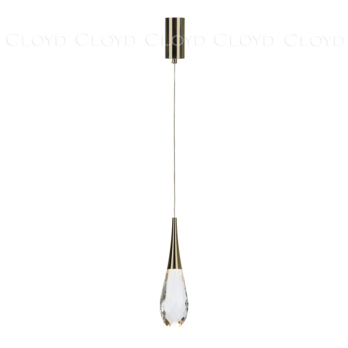 Подвесной светильник Cloyd IONIC P1 / выс. 32 см - золото (арт.11564)