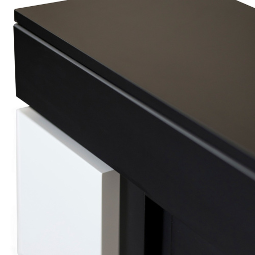 Электрокамин RealFlame Denver 60 BLM черный с очагом Saphir 60 фото 3