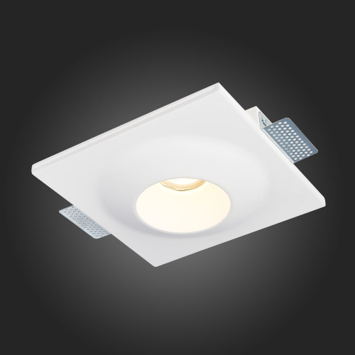 ST253.508.01 Св-к встр. из гипса Белый GU10 1*50W  IP20 L220xW220xH58 180-240V Без ламп Встраиваемые светильники фото 5