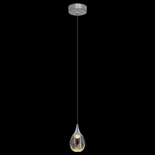 Подвесной светильник MD24001004-1A chrome/clear фото 2