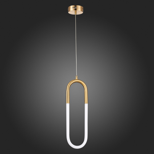 SL1579.303.01 Подвес ST-Luce Латунь/Латунь, Белый LED 1*14W 3000K MOFISTO фото 6