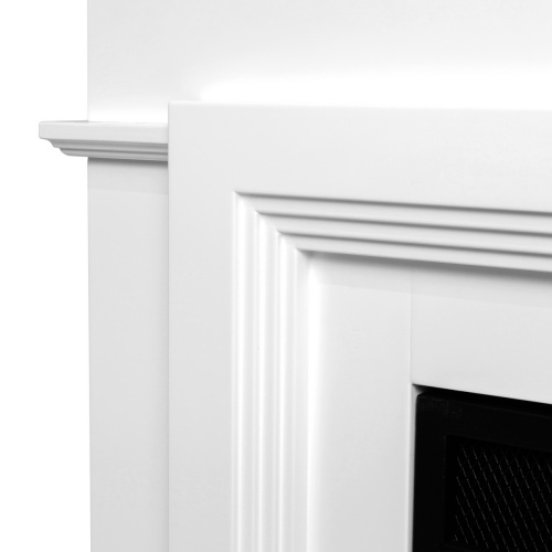 Каминокомплект MARCO/СМАРТ Белый матовый с очагом Электроочаг MOONBLAZE LUX/МУНБЛЕЙЗ фото 6