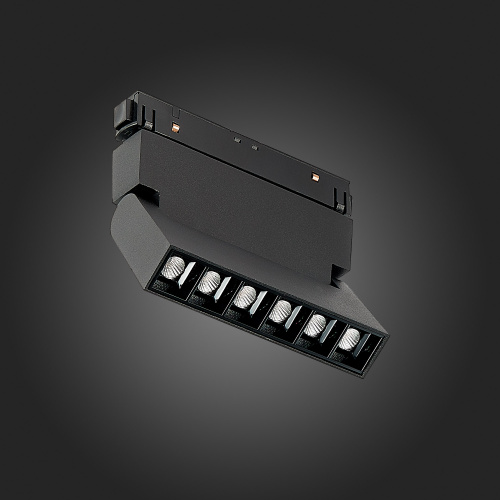 ST364.436.06 Магнитный трековый светильник Черный LED 1*6W 3000K 532Lm Ra>80 36° IP20 L120xW22xH108 SKYLINE 48 фото 9