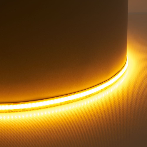Светодиодная COB лента Feron LS530 320SMD(2110) 8Вт/м 24V 5000*8*1.8мм IP20, желтый фото 2