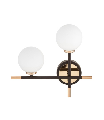 Бра Lumina Deco Marsiada LDW 6033N-2 BK+FGD фото 2