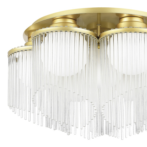 SL1511.202.07 Люстра потолочная ST-Luce Золотистый/Белый E27 7*60W ALLEGRO фото 3