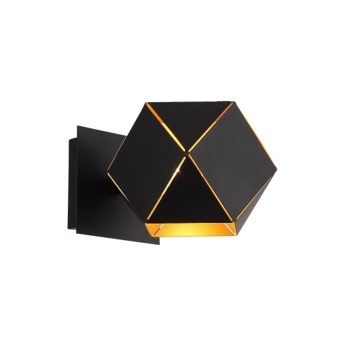 SL258.401.01 Бра ST-Luce Черный/Черный, Золото E14 1*40W ENIGMA фото 4