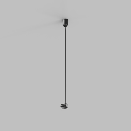TR5537-BK Подвес для штанги серия Rod H200-1200мм, IP20, черный, сталь