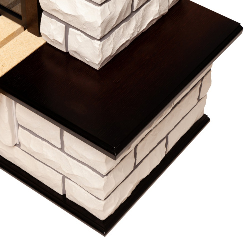 Каминокомплект COUNTRY/БРУКЛИН Античный дуб с очагом Электроочаг MOONBLAZE LUX/МУНБЛЕЙЗ фото 8