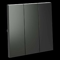 Клавиши для выключателя/переключателя трехклавишного, S70 (титан) Voltum VLS000506