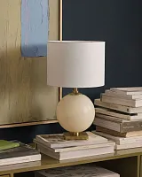 Кремовая настольная лампа "Иветт" - XS