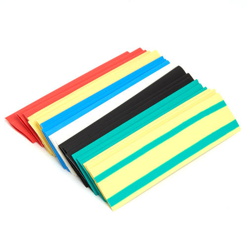 Набор термоусадочных трубок STEKKER HSHT-1575-10M, длина 10 см., коэф. усадки 2:1, мультиколор (21шт в упаковке) фото 3