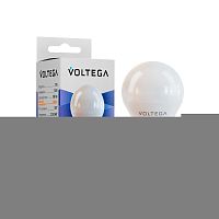 Лампа светодиодная Voltega E27 7W 3000К матовая 7243