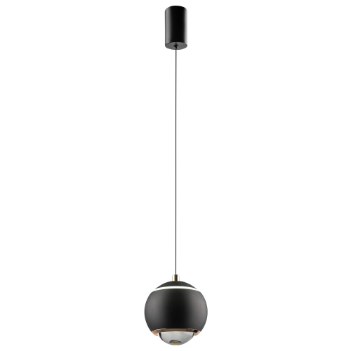 Светильник подвесной Crystal Lux CARO SP LED BLACK фото 2