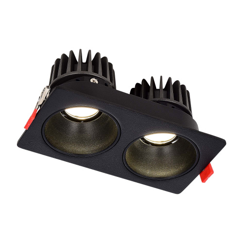 ST052.408.02 Встраиваемый корпус для светодиодного модуля серии ST850, ST851 ST-Luce Черный SHIFT фото 4