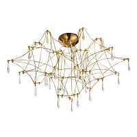 SL6601.202.78 Светильник потолочный ST-Luce Золотистый/Прозрачный LED 78*0,35W 3000K GRAVETTA