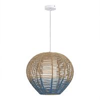 SL1514.513.01 Светильник подвесной ST-Luce Белый/Бежевый,Синий E27 1*40W VIMINI