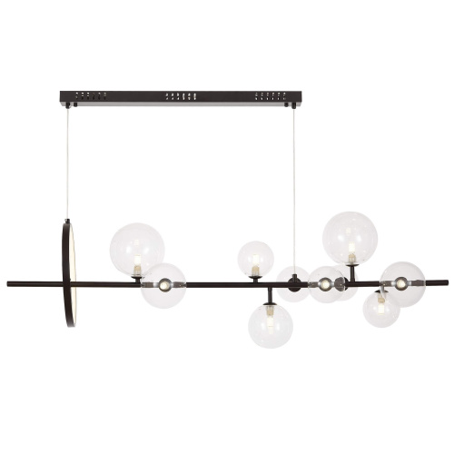 Подвесной светильник Lumina Deco LDP 7033-10 BK+CL фото 4