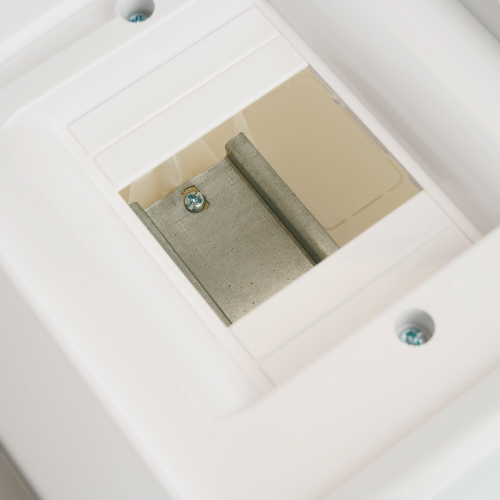 Бокс встраиваемый STEKKER EBX50-2/04-20 4 модуля, белый, пластик, серия ArcaClass фото 6