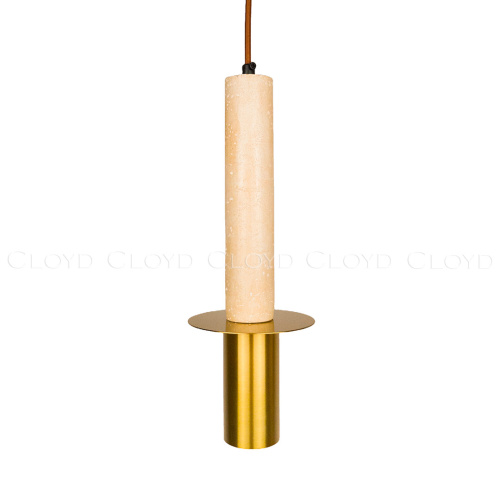 Подвесной светильник Cloyd CLARNET-C P1 / выс. 33 см - травертин (арт.11542) фото 3