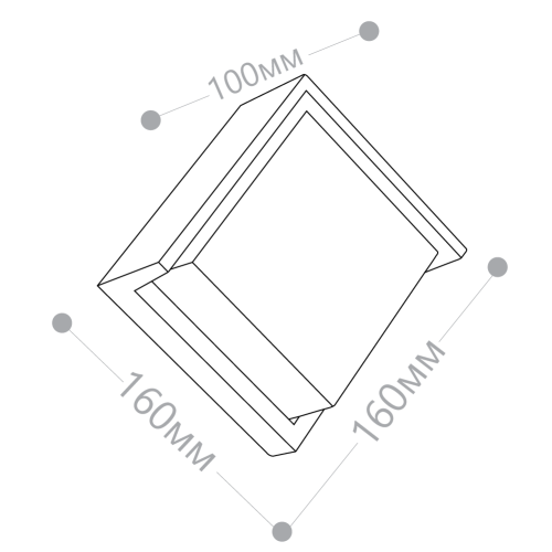 Светильник уличный светодиодный Feron DH108, 12W, 720Lm, 4000K, черный фото 4 Светильник уличный светодиодный Feron DH108, 12W, 720Lm, 4000K, черный фото 4