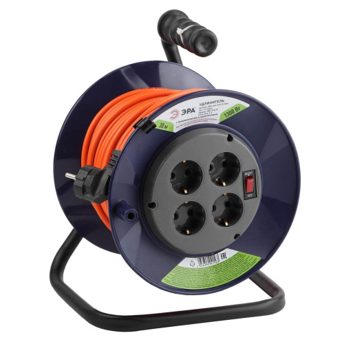Удлинитель силовой ЭРА RPx-4es-3х0.75-30m Б0043052 Удлинитель силовой ЭРА RPx-4es-3х0.75-30m Б0043052