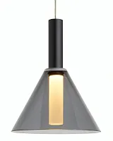 Чёрный подвесной светильник "Мезз"