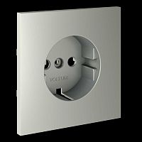 Накладка для розетки с заземлением S70 (сталь) Voltum VLS000605