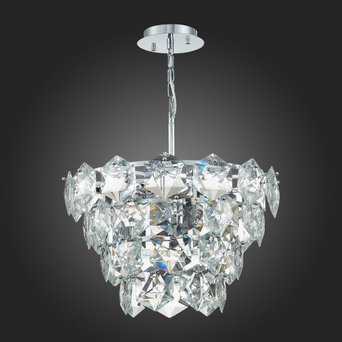 SL1631.103.06 Люстра подвесная ST-Luce Хром/Прозрачный E14 6*40W VITERBO фото 6