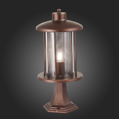 SL080.405.01 Светильник уличный наземный ST-Luce Темный кофе/Прозрачный, Темный кофе E27 1*60W LASTERO фото 2