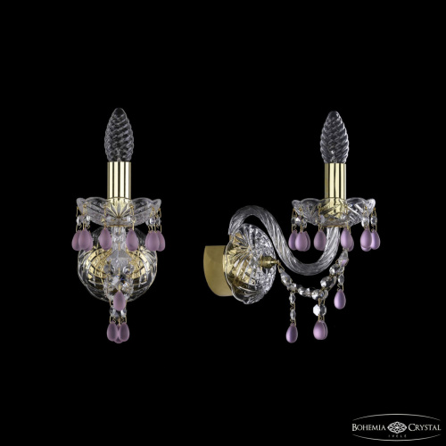 Бра хрустальные 1410B/1/141 G V7010 Bohemia Ivele Crystal (Богемия Ивеле Кристалл)