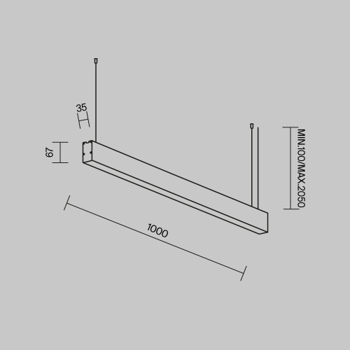 Линейный светильник Technical LL312036 фото 5