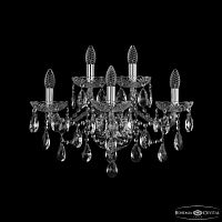 Бра хрустальные 1415B/3+2/200/XL Ni Bohemia Ivele Crystal (Богемия Ивеле Кристалл)