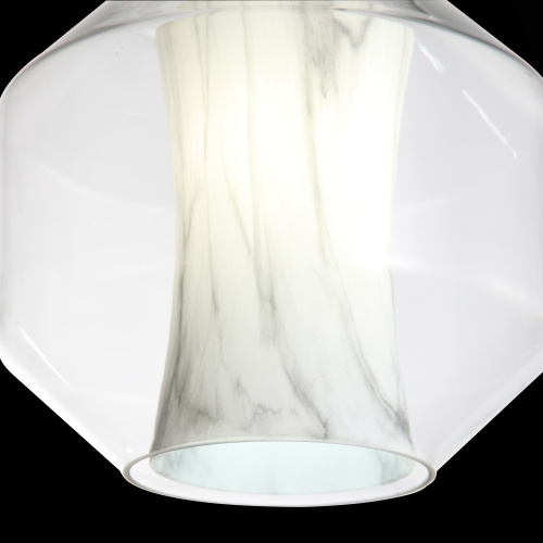 SL1169.113.01 Подвес ST-Luce Черный/Прозрачный, Белый E27 1*40W MARMO фото 4